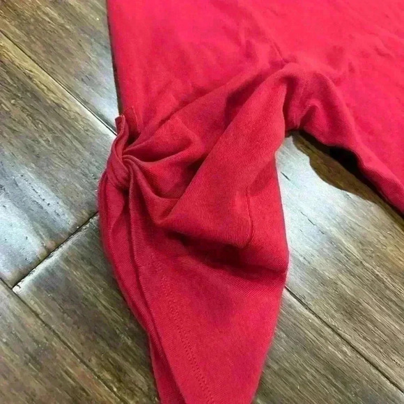 Lauren Ralf Lauren red adjustable 3/4 length sleeve top - size 3X - Picture 2 of 3